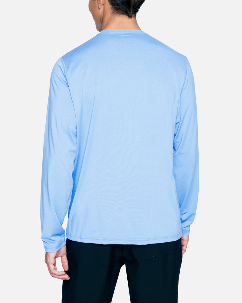 Hurley Fastlane Hybrid UPF+ Long Sleeve Surf T-Shirt - Men's Monsoon S