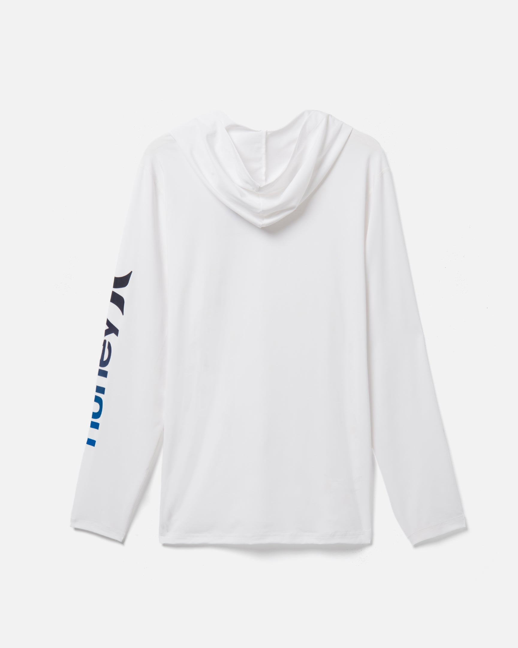 White - One and Only Icon Gradient Hybrid UPF+ Hooded Long Sleeve