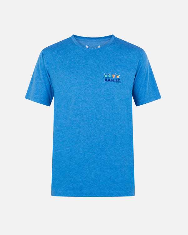 Sleeve Essential - Hurley Icon Short Graphic Tee Sky/Pewter | Blended