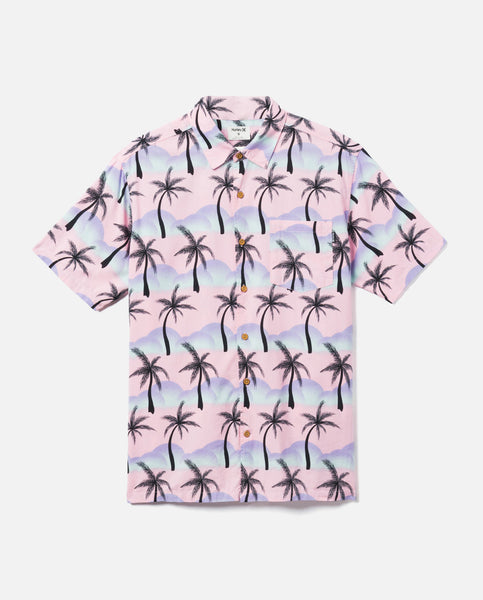 Pink - Rincon Short Sleeve Shirt | Hurley