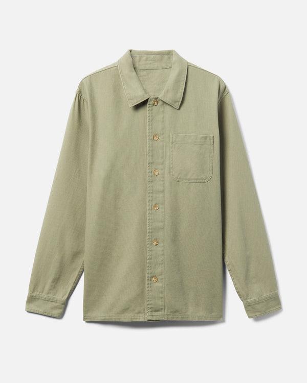 Stone Organic Flannel Portland Hurley | - Grey Shirt