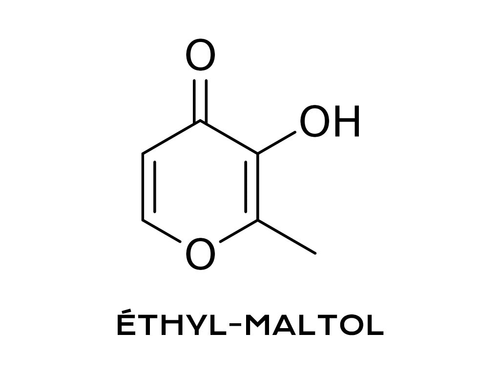 molécule d'éthyl-maltol