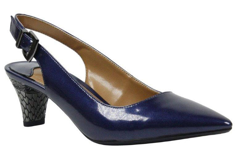 j renee navy blue shoes