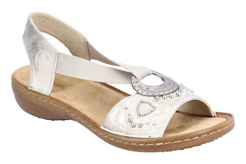 Soak Traktat Af Gud Rieker Regina B9 White Sandal (Women) – Cook and Love Shoes