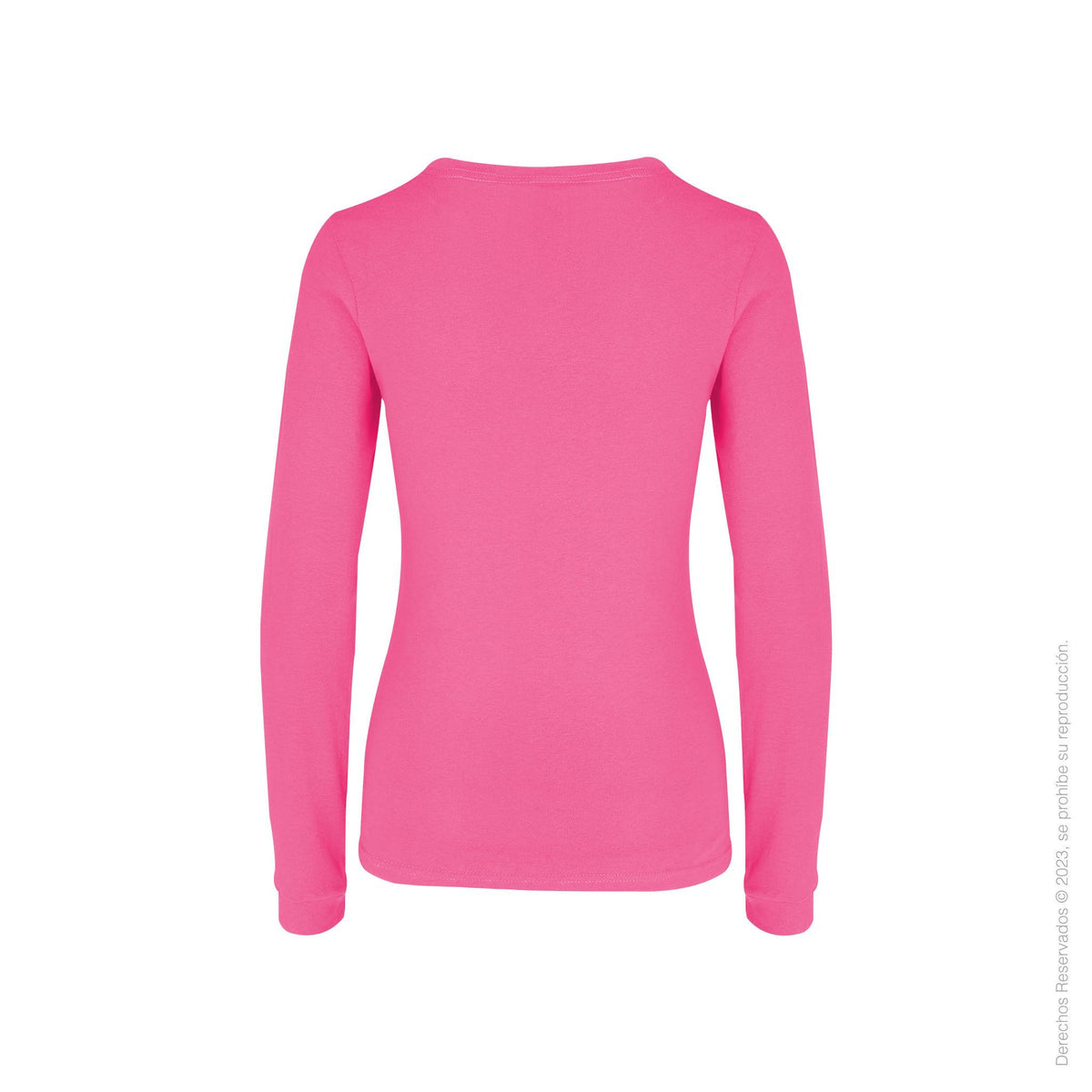 Women’s Crew Neck Long Sleeve Silhouette T-Shirt · 100% Cotton · Fuchs ...