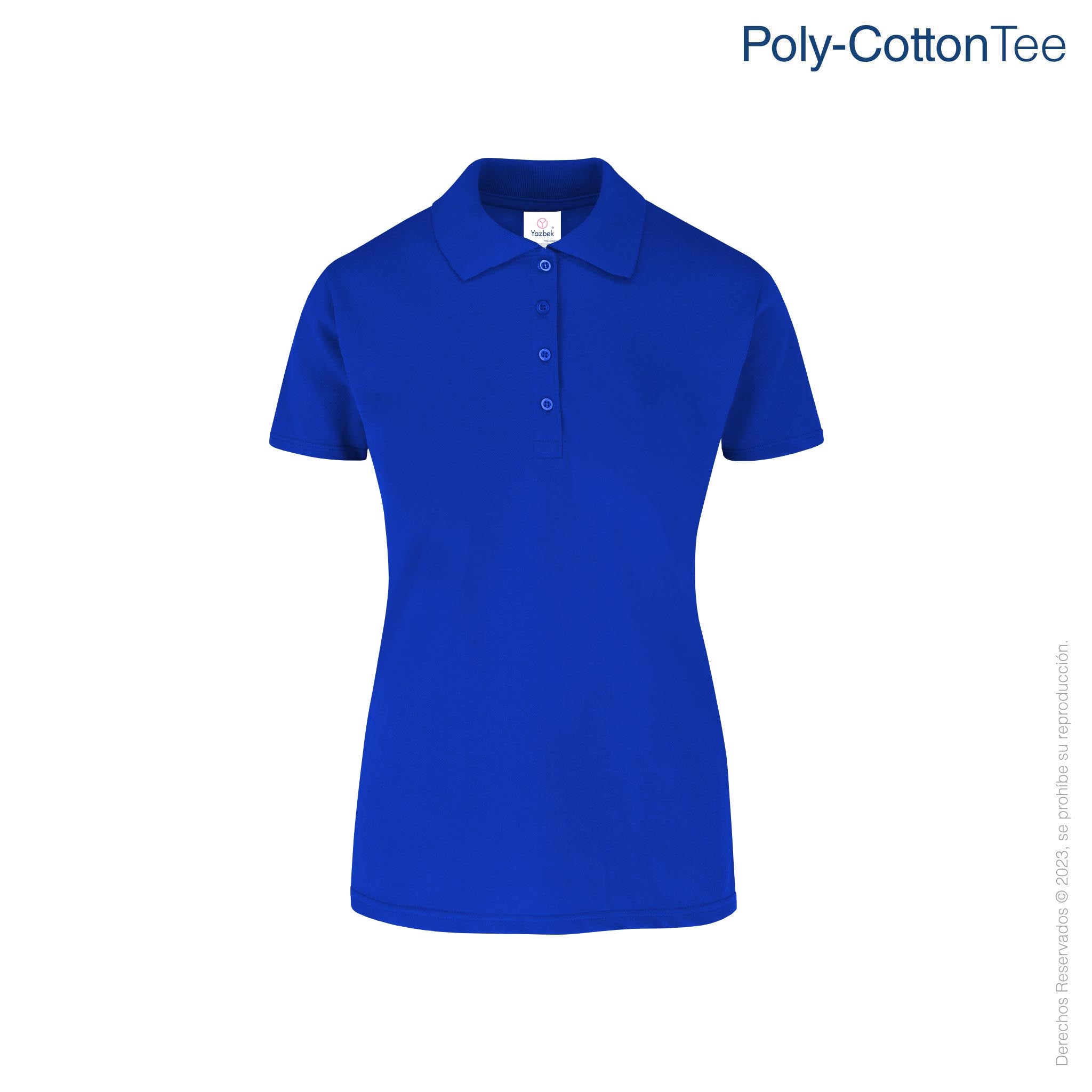 Playera Tipo Polo con para Dama · 50% Algodón Poliés – Yazbek®