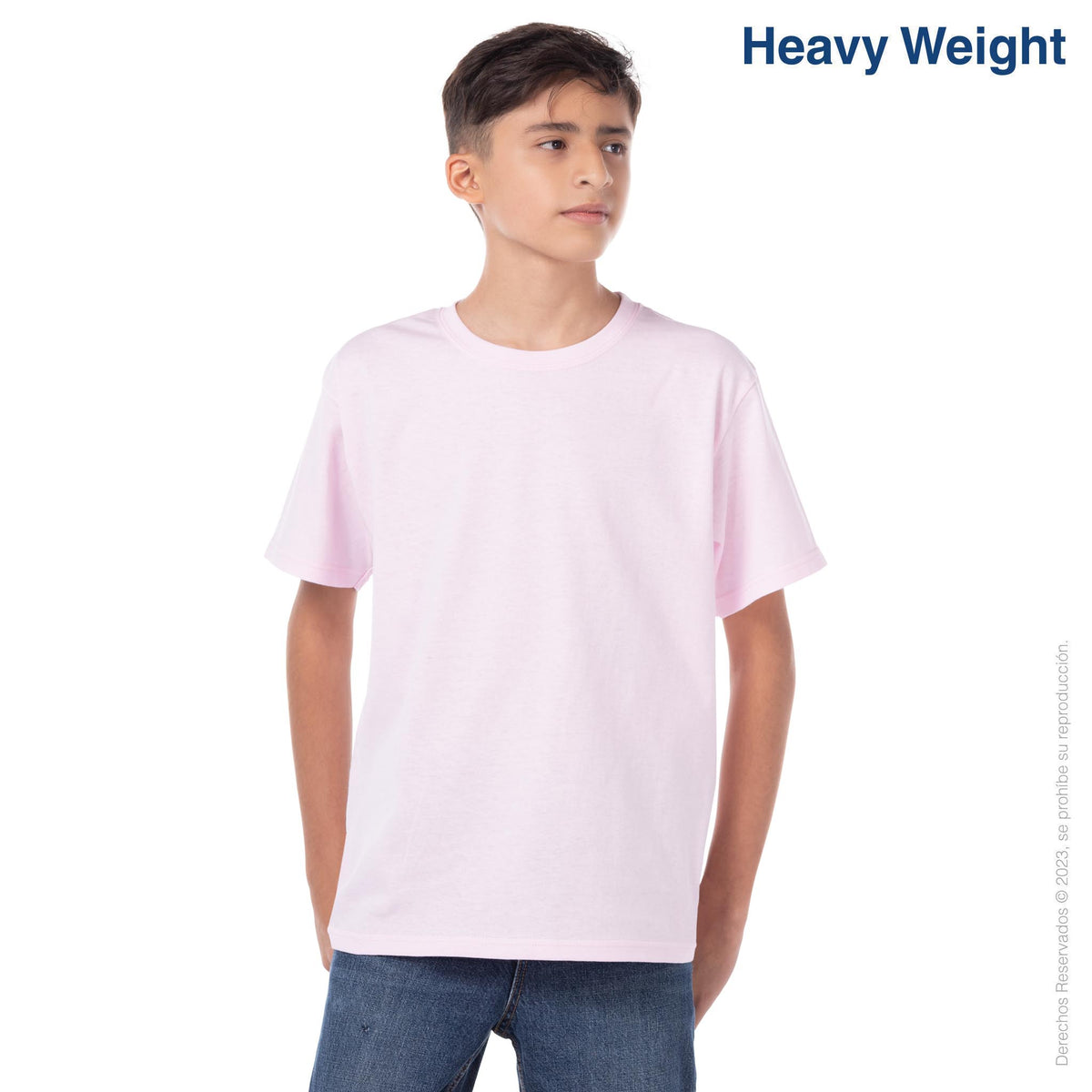 Playera Peso Completo Cuello Redondo Manga Corta Unisex para Joven · 1 –  Yazbek®