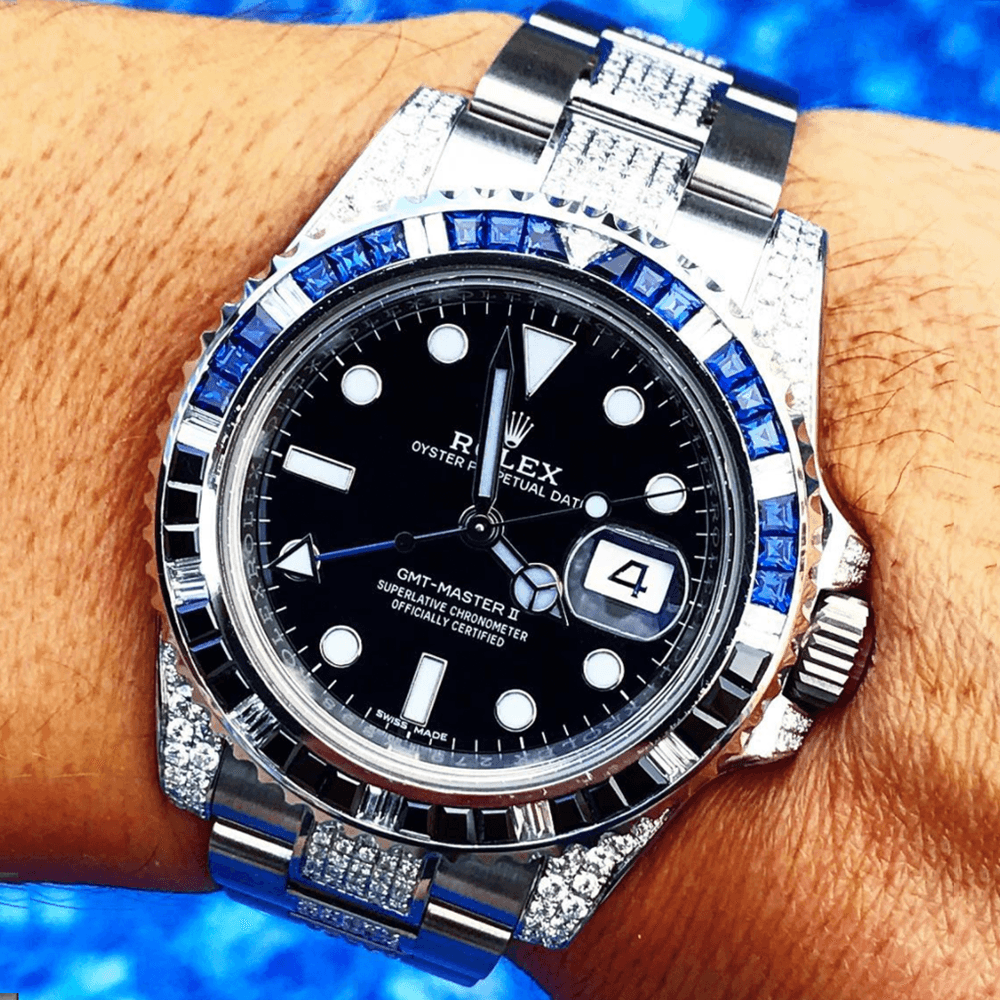 custom rolex gmt master ii