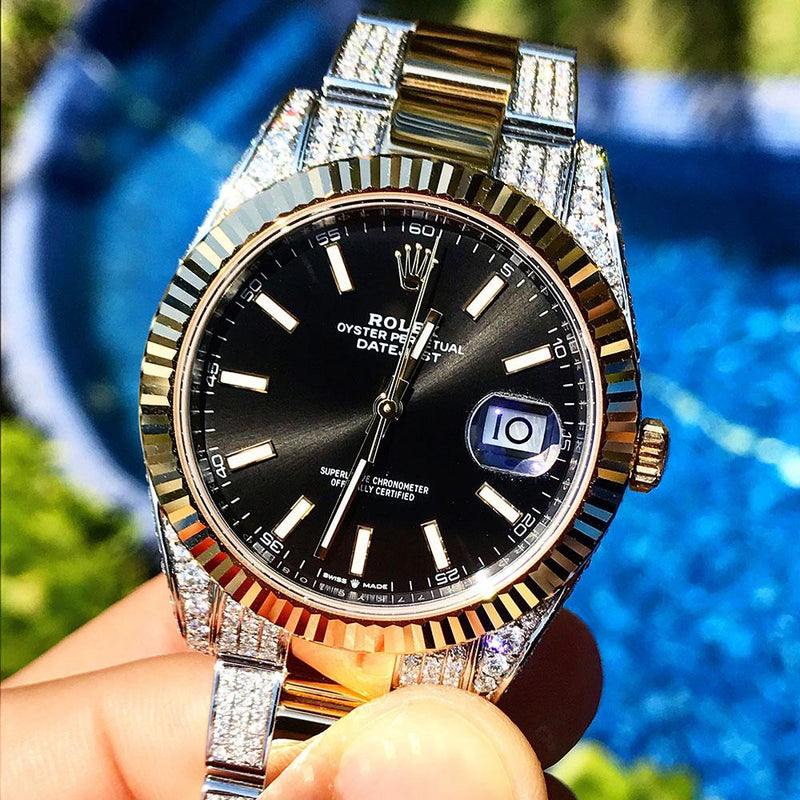 rolex datejust 41 bimetal