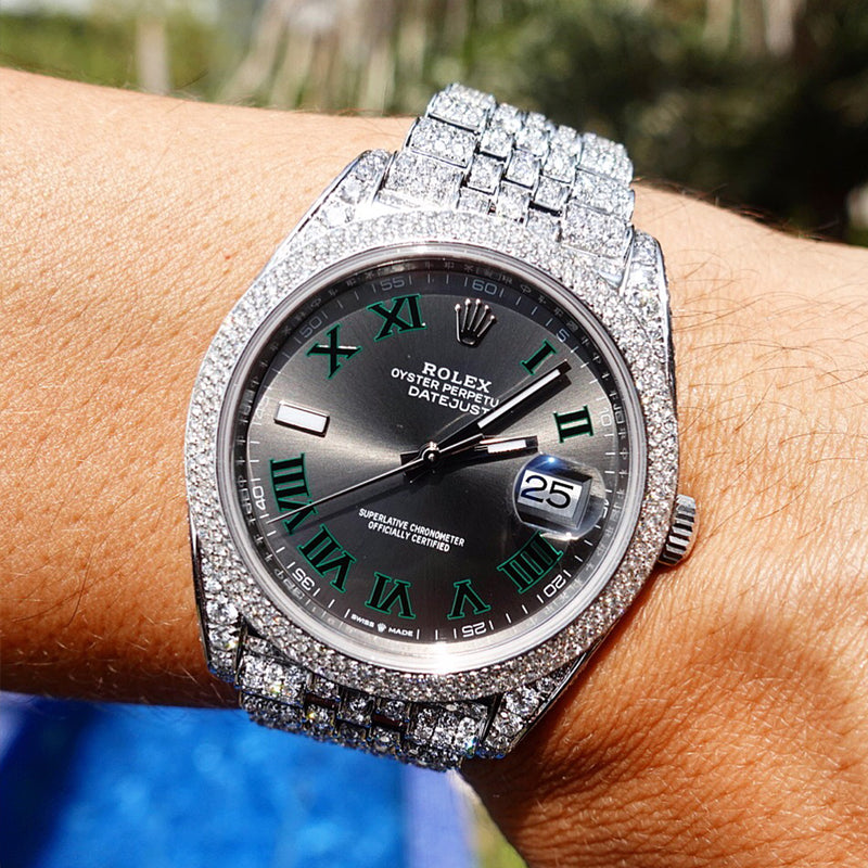 iced out datejust 41