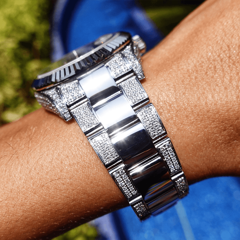 sky dweller diamond bezel