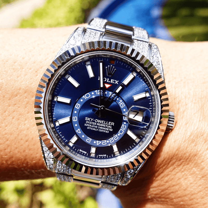 sky dweller bezel