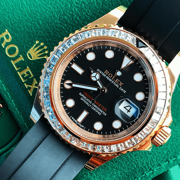 rolex yacht master diamond bezel