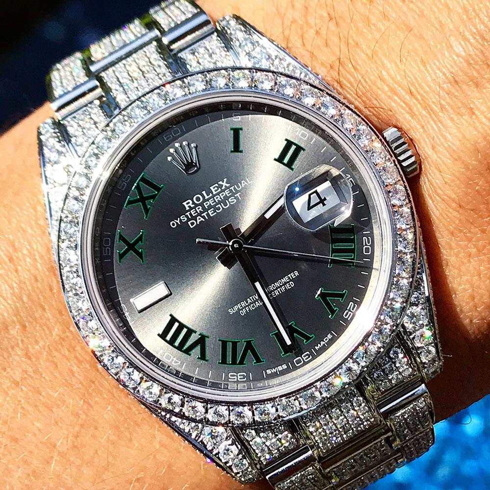 rolex datejust 41 wimbledon