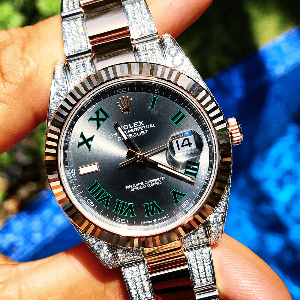 rolex wimbledon steel