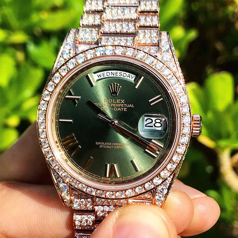 day date gold green