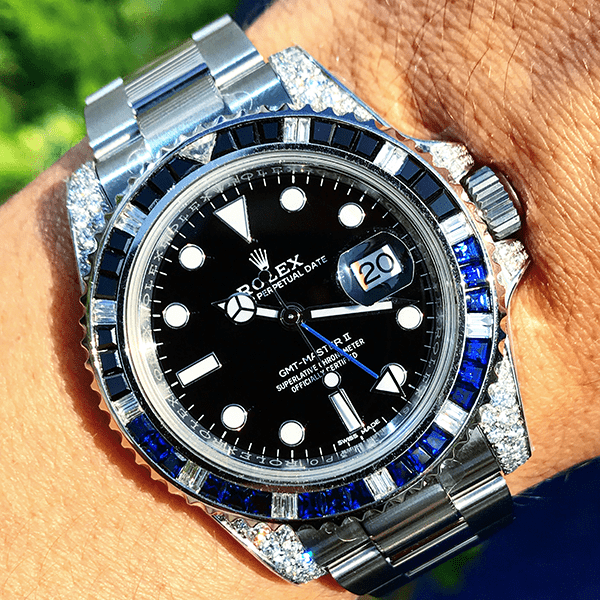 rolex batman diamond