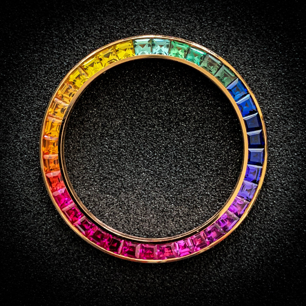 rolex rainbow sapphire