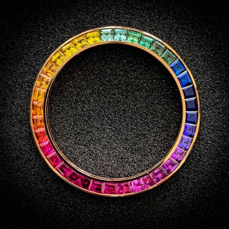 rainbow sapphire rolex