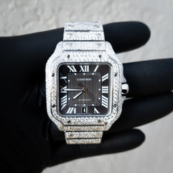 cartier santos pave