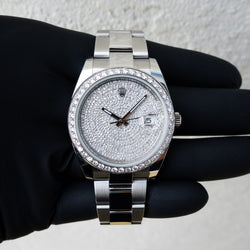 rolex datejust diamond face