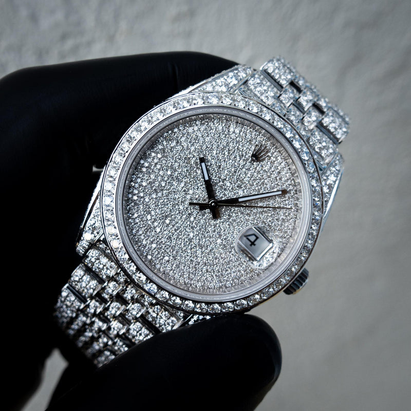 custom diamond rolex watches