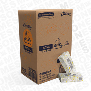 Pañuelo Facial Kleenex Select Cubo con 90 Hojas. Caja con 36 Piezas 89328 -  Papel Oro