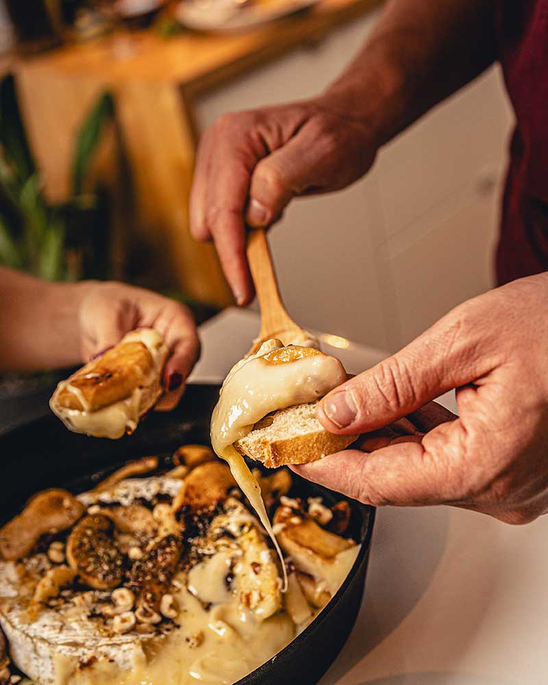 Dégustation Brie chaud à La pincée Été Nº7