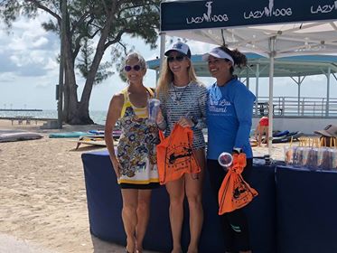 Kat Pyne 1st place win at Race for the Reef Live Love SUP