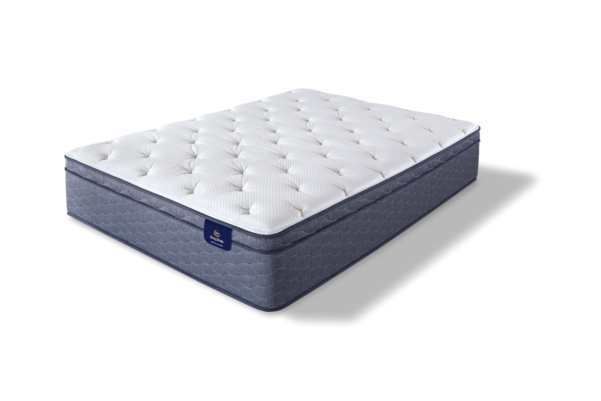 serta sleeptrue lindridge plush mattress box spring