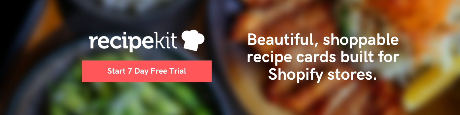 Recipe Kit makes it easy to create word-of-mouth marketing recipe cards for your Shopify store.