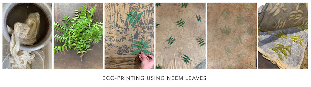 Ecoo printing using neem leaves