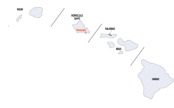 Hawaii State Map