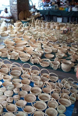 Sweetgrass baskets are sales tax exempt in South Carolina