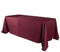 Burgundy - 60 x 102 inch Polyester Rectangle Tablecloths