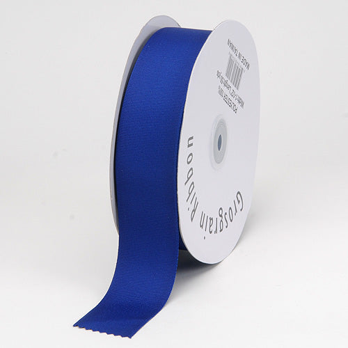 Royal Blue Grosgrain Ribbon Solid Color - ( W: 5/8 Inch | L: 50 Yards )
