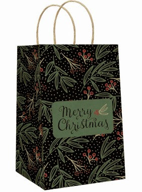 Small Christmas Gift Bag - Merry Christmas