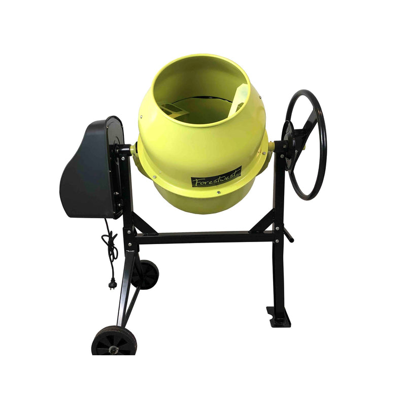 120L Portable Cement Mixer 450W Electric | Concrete Mixer Forestwest