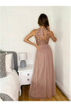 Jollie Rose Gold Maxi Dress