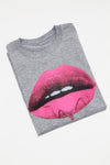 Lips Print Oversized T-shirt