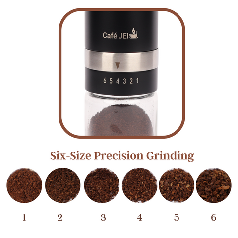 Cafe JEI Coffee grinder six precise settings