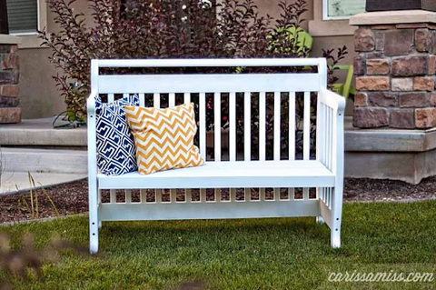Turning The Cribs To Lovely Benches