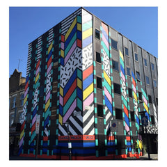 Camille Walala Memphis-inspired building in Shoreditch