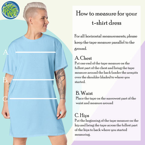 T-shirt dress size guide