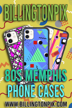 80s Memphis style phone cases
