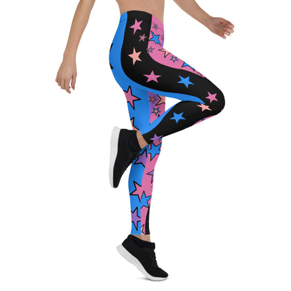 Women's Color Block Spandex Workout Geometric Print Leggings – For Her  Fitness
