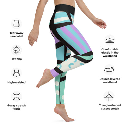 Colorful Memphis Style Yoga Leggings – BillingtonPix