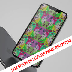 Explore our abstract patterned phone wallpapers