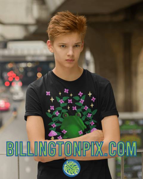 Goblincore frog t-shirt by BillingtonPix