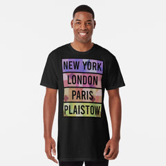 London Paris New York Plaistow T-shirt from BillingtonPix RedBubble shop